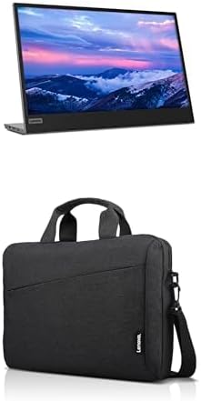 Lenovo L15 15.6 FHD Portable Monitor & T210 Laptop Messenger Bag for 15.6 Device