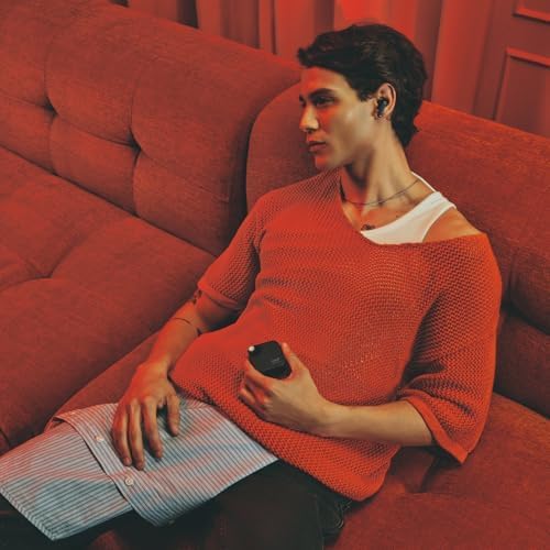 CMF Buds 2 Wireless Earbuds, 2025New Bluetooth Headphones with 48dB Hybrid ANC, Ultra Bass Technology Active Noise Cancellation Earphones, 55H Playtime, 6HD Mics, ChatGPT Integration Light Orange