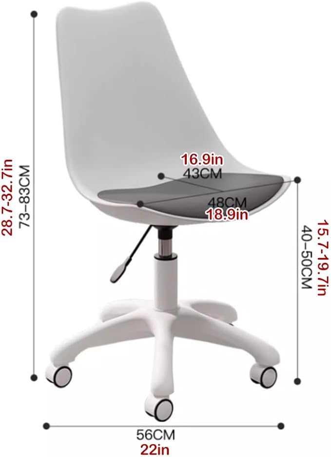 Gaming Chair Home Office Desk Chairs With Wheels Computer Accent Chairs Swivel Makeup Chair Dormitory College Students Study Backrest Chair For Bedroom Living Room Balcony ( Color : Yellow )