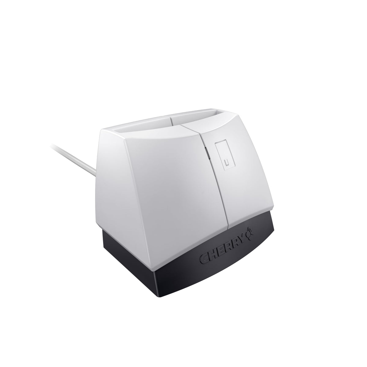 CHERRY SmartTerminal ST-1144 - Smart Card Reader - USB - One Handed Operation - FIPS & TAA Compliant, Black/Grey