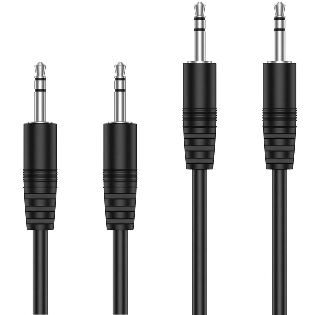 2 Pack (3.3ft/1m), 3.5mm Vancle Aux Cable Audio AUX Cord (Male to Male) for Headphones, Car, Home Stereos, Speaker