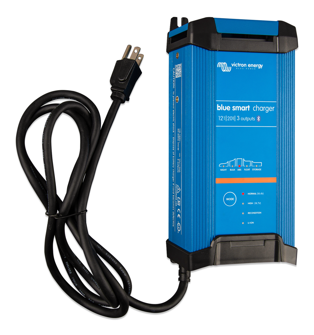 Victron BPC122046102 Blue Smart IP22 Charger 12/20(3) 120V NEMA 5-15