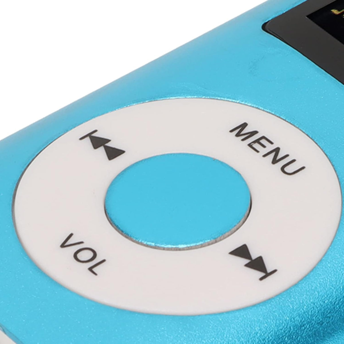 Heayzoki MP4 1.8 Inch 64G Player, Portable Music Player with LCD Screen, Lossless Sound, Supports Up to SD Card, Blue