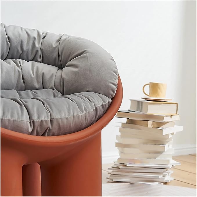 Adjustable Office Computer Chair with Armrest Elephant Leg Chair Footstool Home Stool Outdoor(Gray Stool)