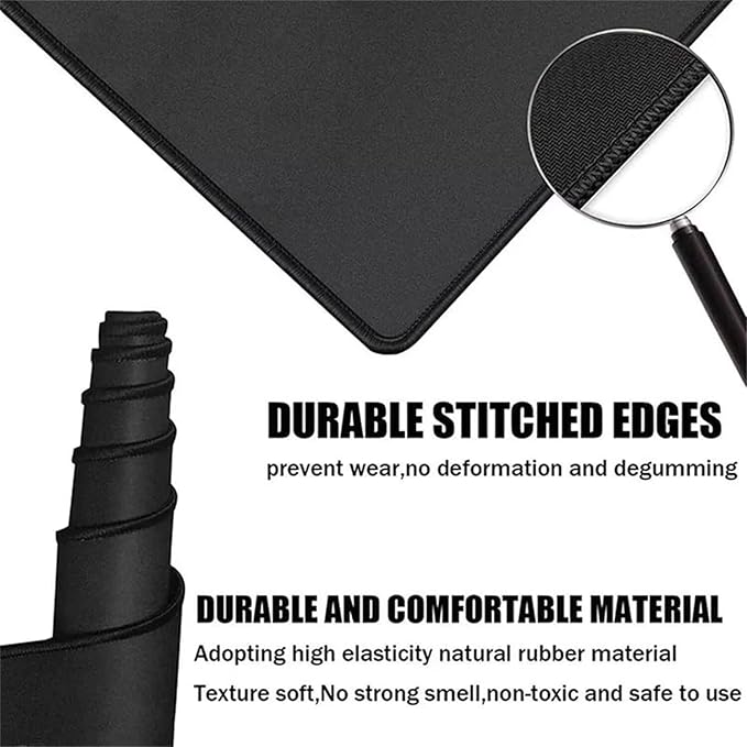 Mouse Pad XXL Sunset Mountain Gaming Mousepad 39.4x19.7x0.12 inch Mousepad with Stitched Edgeswith Non-Slip Rubber Base Improved Precision and Speed Waterproof Protector Desk Accessories 1-U015