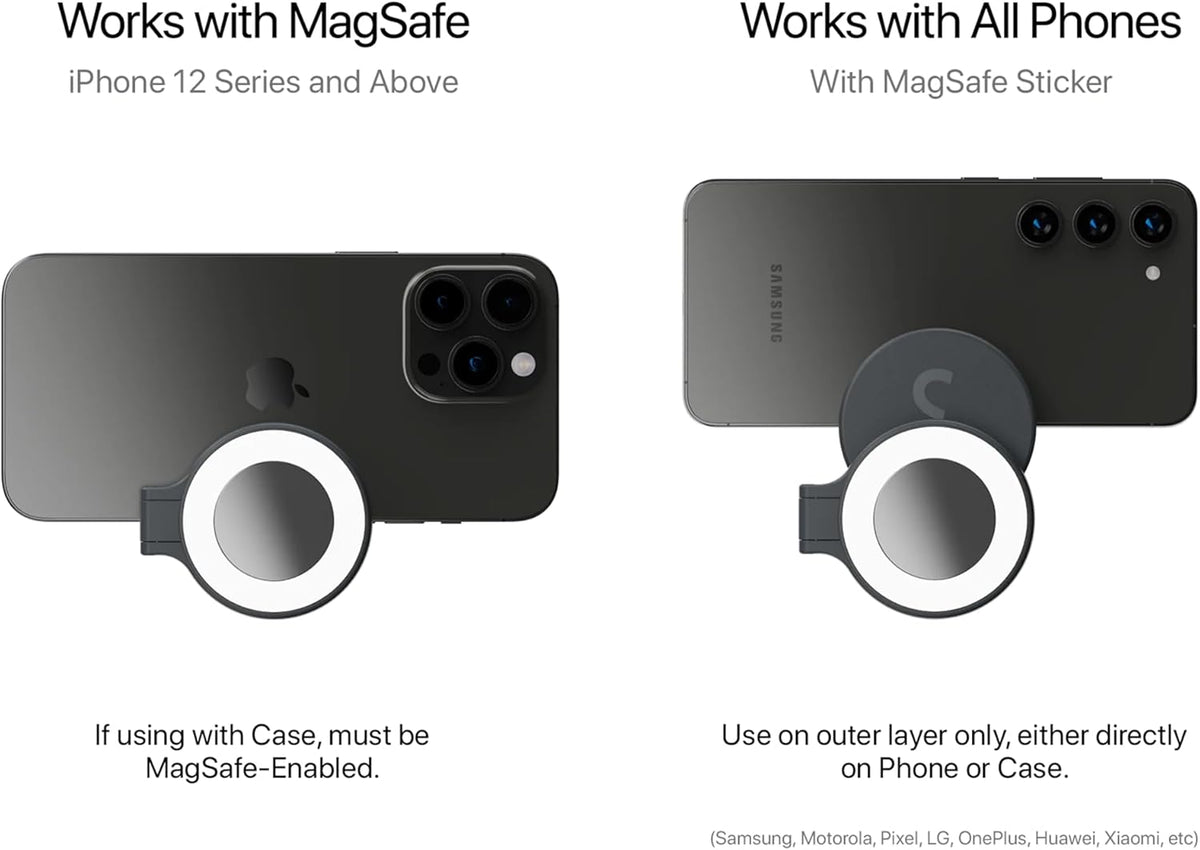 ShiftCam SnapGrip Creator Kit for Content Creators – Includes SnapGrip, SnapLight, Tripod SnapPod – Vlogging Kit for iPhone & Android – Magnetic Mount | Blue Jay