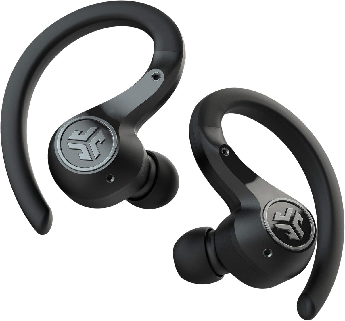 JLab Epic Air Sport ANC True Wireless Bluetooth 5 Earbuds, Headphones for Working Out, IP66 Sweatproof, 15-Hour Battery Life, 55-Hour Charging Case, Music Controls, 3 EQ Sound Settings