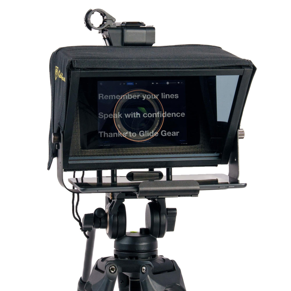 Glide Gear TMP 100 Teleprompter - DSLR, Tablet, Smartphone - 12 Glass, Carry Case, No Assembly