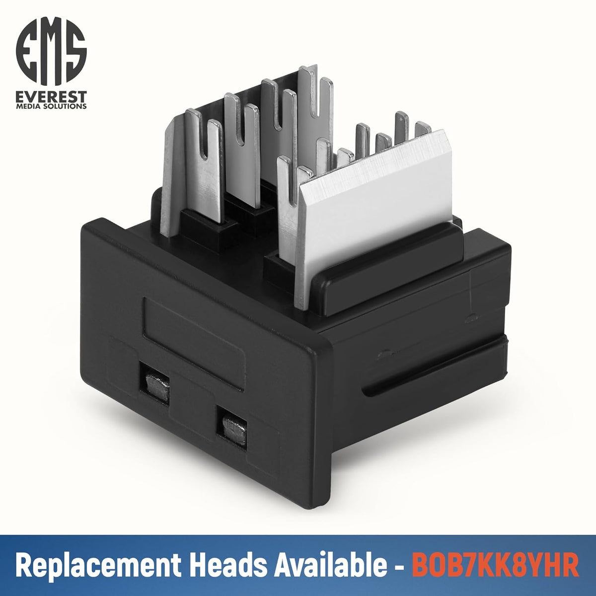 Everest easyJACK - 90° Angled Speed Termination Keystone Tool Set - with 20-Pack of RJ45 Slim Profile Cat6 Keystone Jacks (10 Blue & 10 White) - Time Saver Network Cat6 Punchdown Tool