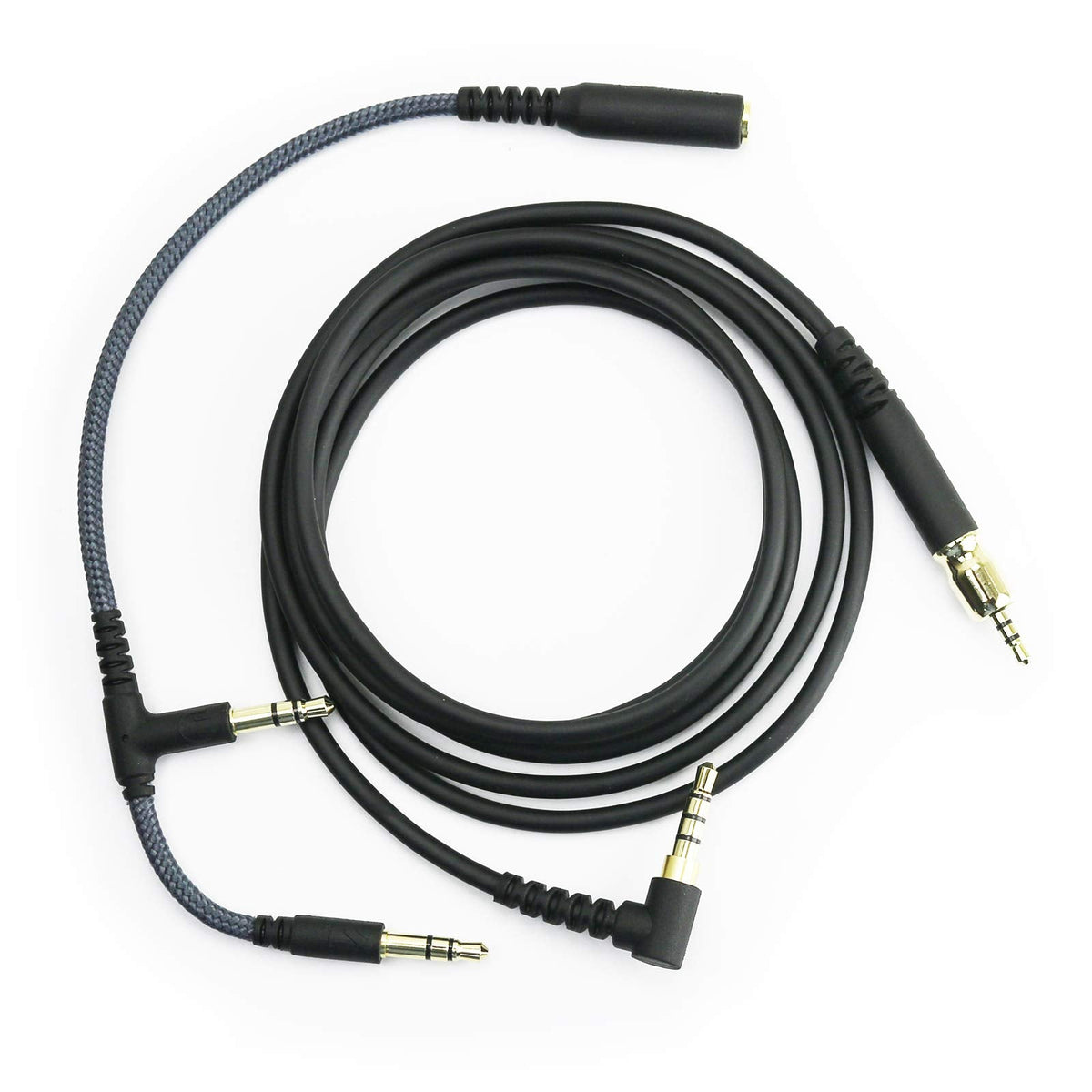 NewFantasia Replacement Audio Cable Compatible with EPOS H6Pro, GSP301, GSP302, PC38X, GSP602, GSP601, H3 Gaming Headsets 2m/6.6