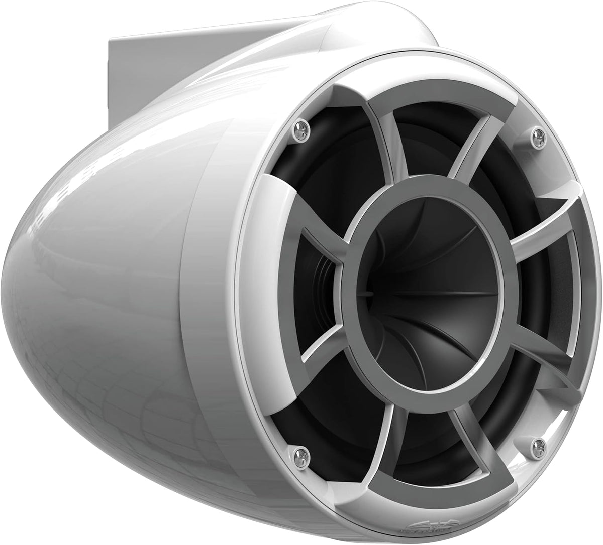 wet sounds Rev 8 White V2 Revolution Series 8" White Tower Speakers w/Swivel Clamp Mini