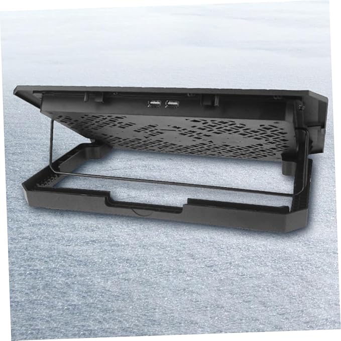 Laptop Cooling Pad 15.6-inch Quiet Cooling Fan Stand with Adjustable Speed and Blue Light for Portable Laptop Heat Dissipation Compatible with Gaming and Office Use