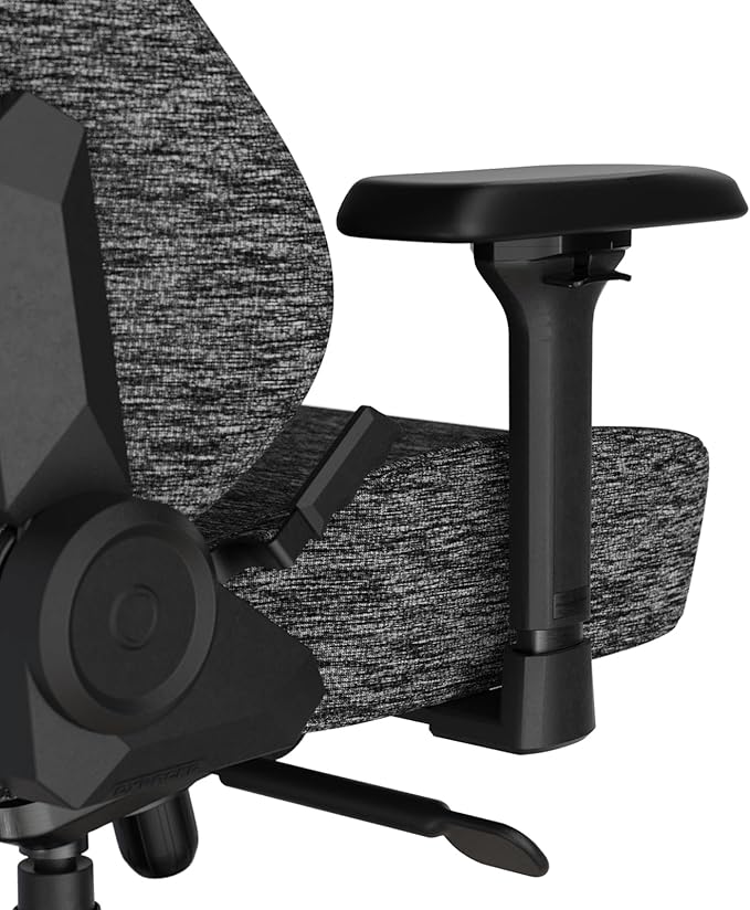 DXRacer Craft L Video Gaming Chair for Adults Ergonomic Office Reclining Computer Chair with Magnetic Head Pillow and Lumbar Support Racing Style Height Adjustable (Woven Fabric Gray)