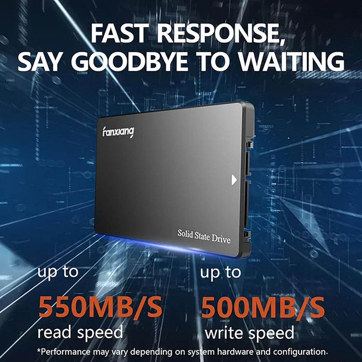S101 128GB SSD SATA III 6Gb/s 2.5" Internal Solid State Drive, Read Speed up to 550MB/sec, Compatible with Laptop and PC Desktops(Black)