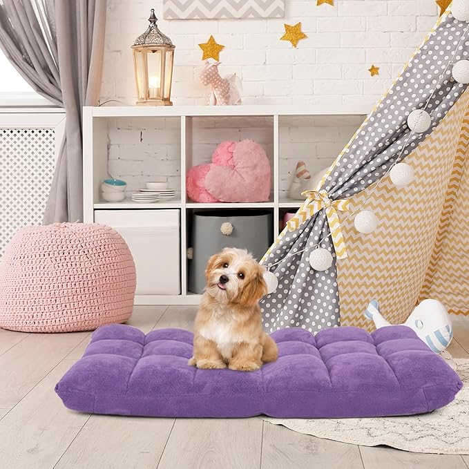 ARLIME Adjustable Floor Chair 14-Position Lazy Sofa Chair with Back Support & Thick Padding Portable Foldable Floor Couch for Adults Kids Use in Bedroom Living Room Home Theater (Purple)
