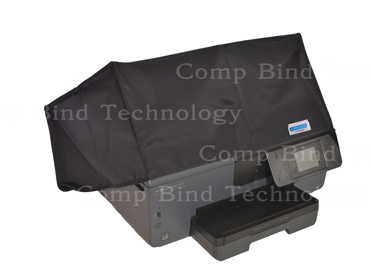 Comp Bind Technology Dust Cover Compatible with HP OfficeJet Pro 8720 All-in-One Printer Black Nylon Anti-Static Cover Dimensions 19.7''W x 20.9''D x