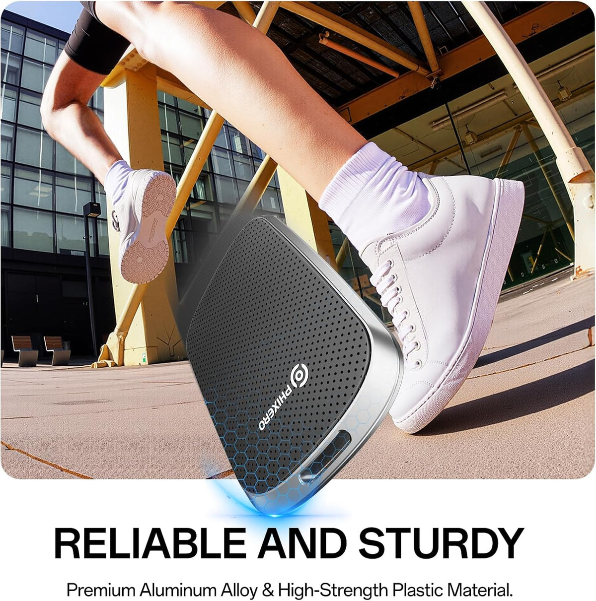 PHIXERO P5PLUS Portable SSD 4TB Up to 550MB/s, USB 3.2 Gen 2 External Solid State Drive,USB C to C&A for Smartphone,Tablet,PC,Labtop (Black)