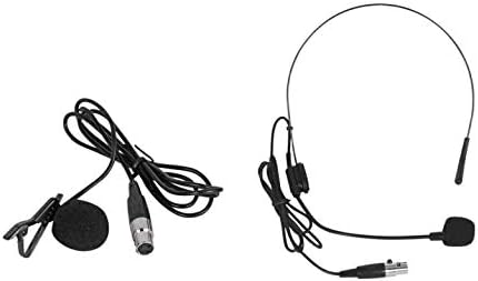 wenwen Wireless Microphone System Pro Audio 8 Channel UHF 8 Lavalier Bodypacks 8 Lapel Mic 8 Headsets for Karaoke System Meeting Church Speaking Conference Wedding Party Frequency B
