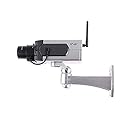 Motion Detection Led Flashing Dummy Camera Imitation CCTV Movement Function Scaring Monitor IR Led Flash Move Fake Gun