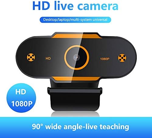 Computer Camera 480/720/1080P/2k Web Camera HD USB2.0 Auto Focus Video Call with Mic for Live Broadcast Video Calling Conference Work (Color : 1080P)