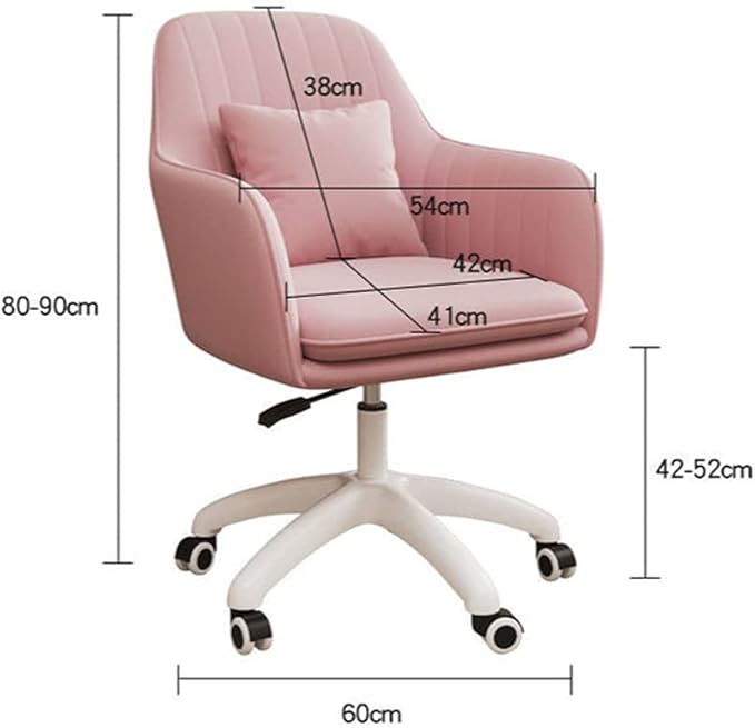 Office Chair Gaming Chair Computer Chair Computer Chair Home Office Chairs Modern Simplicity Gaming Chair Fashion Casual Desk Chair Bedroom Backrest Computer Armchair (Color : Wit)