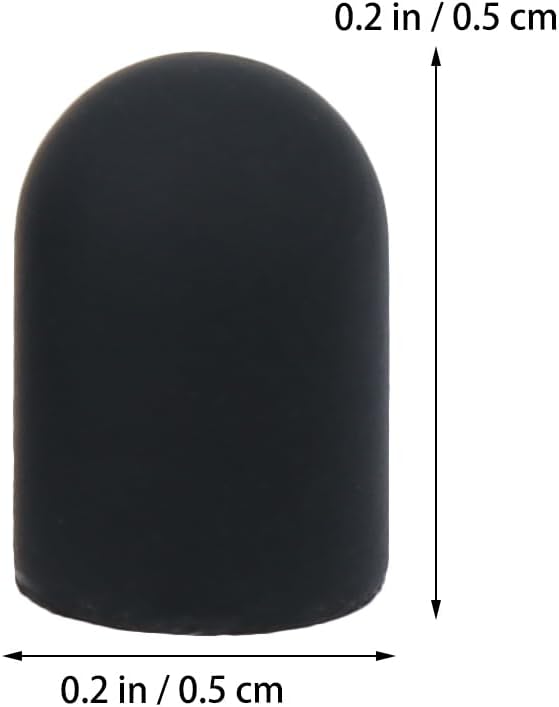 60 Pcs Rubber Tips for Stylus Pens:0.5x0.5x0.5cm Replacement Nibs for Touch Screen Pen Tips Replacement Capacitance High Sensitivity and Precision, No Scratches, Universal Stylus Ends for Touch Scree