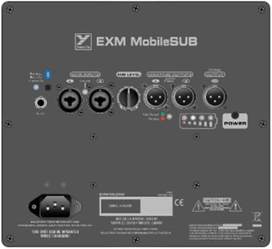 Yorkville EXM-Mobile-Sub Ultra-Compact Battery-Powered Portable Subwoofer