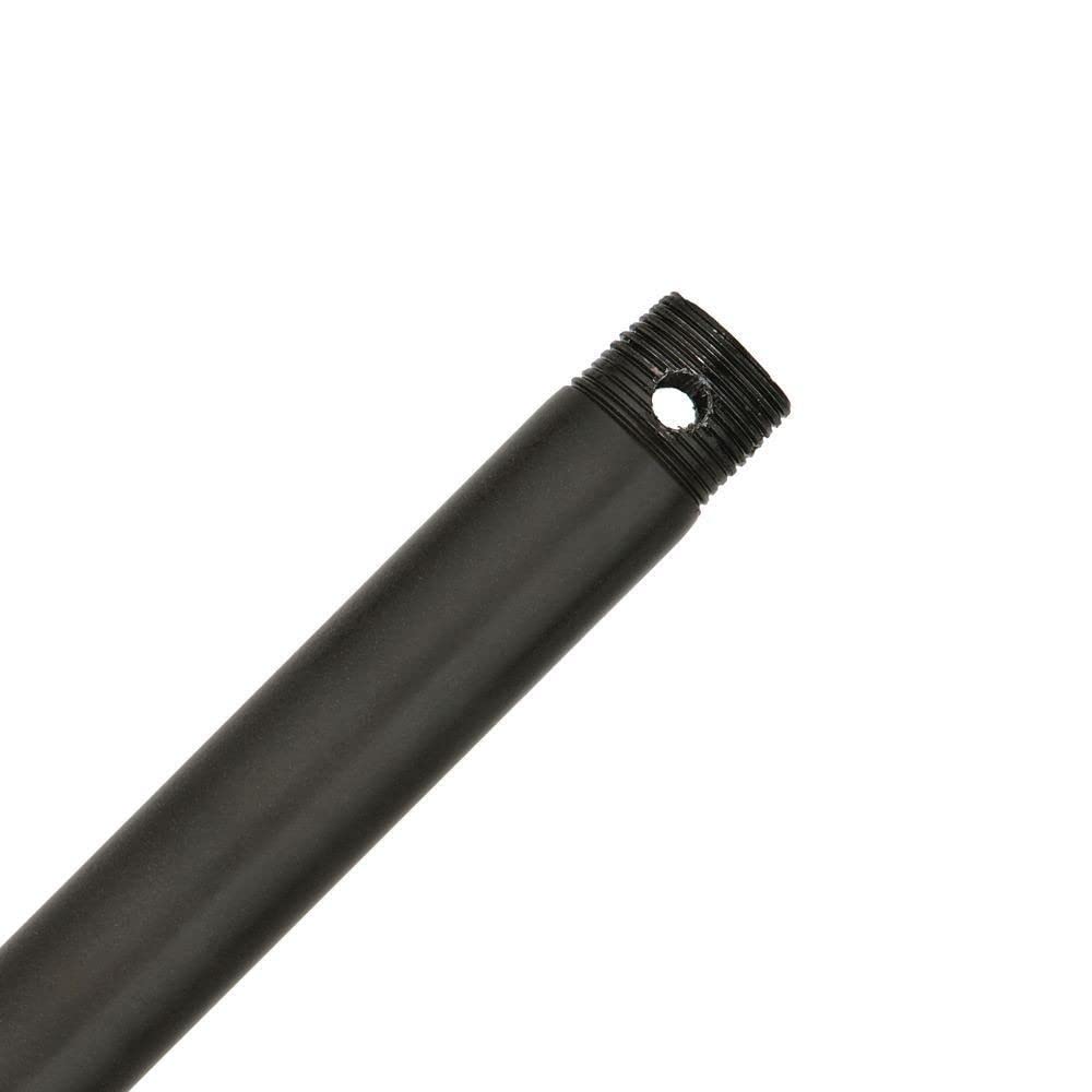 Monte Carlo DR18BK Indoor / Outdoor Ceiling Fan Downrod 18-Inch, Matte Black