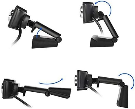 Computer Camera USB Genuine 1080P Webcam Camera Digital Web Cam with Mic for Laptop Desktop Widescreen pc (Color : 1080P)