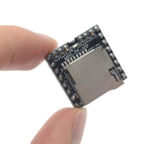 IndustrialField MP3 MP3 MP3-TF-16P DFPlayer Mini Player Module Voice Decode Board Supporting TF Card U-Disk IO/Serial