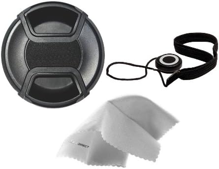 Digital Nc Pinch (49mm) Lens Cap Center for Canon EOS RP + Lens Cap + Microfiber Cloth