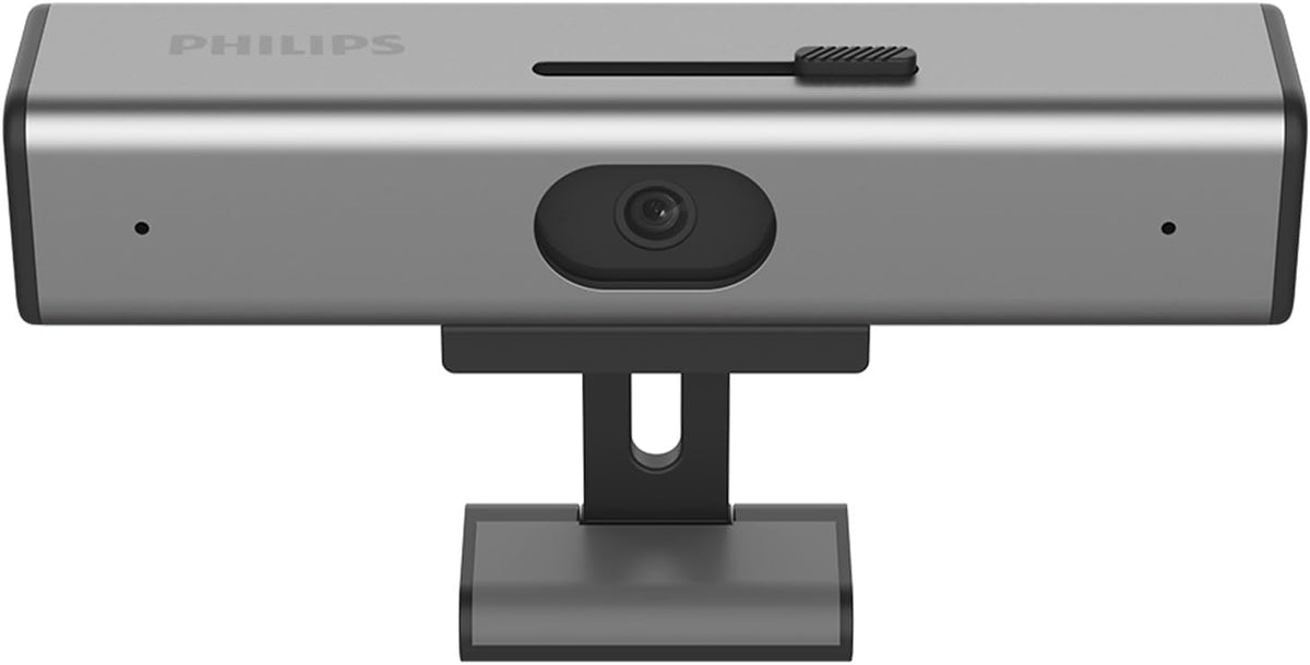 PHILIPS Webcam for PC Streaming with Microphone - 2K Webcam for Desktop Web-Camera, Light Correction, Laptop Web Cam with 2 Mics, USB Camera for Gaming, Laptop/Mac/Zoom/YouTube/Video Calling/Office