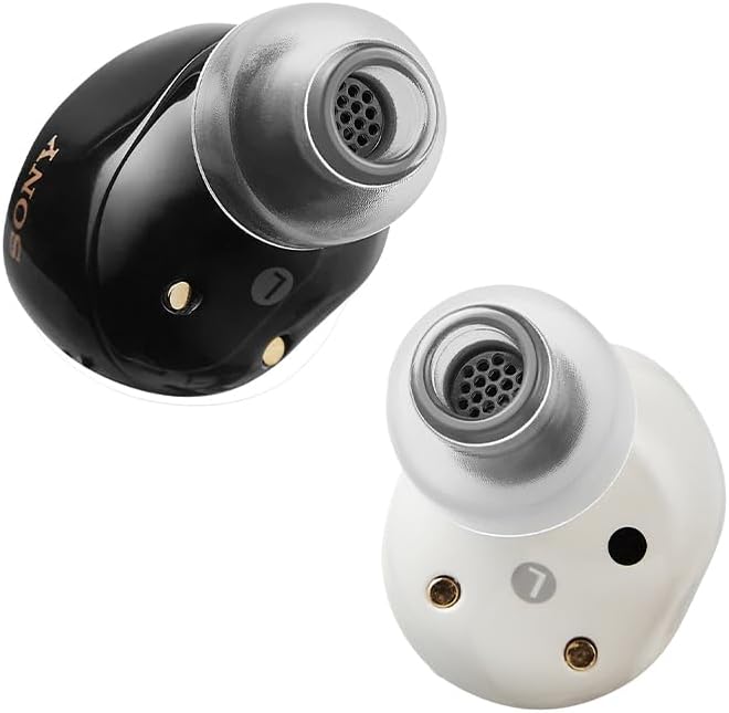 AZLA SednaEarfit Crystal Standard 2 - Earbud Tips for Wireless Headphones - Noise Canceling Earbuds Replacement Tips Eartips Compatible with Sony WF-1000XM5, Beats, Sennheiser, Jabra (2 Pair, SS)