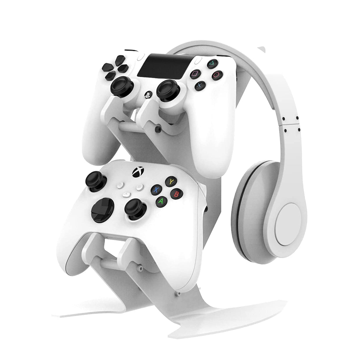 NBCP Controller Stand, Headphone Holder, Universal Adjustable Game Controller Headset Hanger Mount for All Universal Gaming PS5 Accessories, Xbox Sony