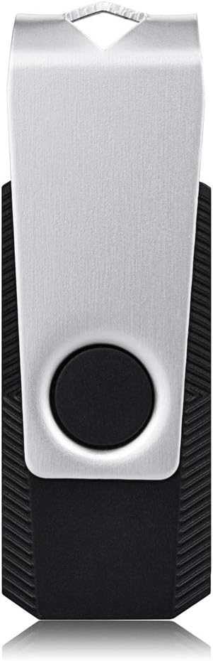 Aiibe 32 GB Flash Drive 10 Pack Bulk 32GB USB Flash Drives 2.0 USB Stick Thumb Drive 32GB 32G USB Drive Pack, Black