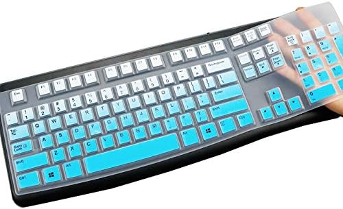 MUBUY Keyboard Cover & Skin Protector for Logitech MK120 - keyboard Protective Skin, US Layout