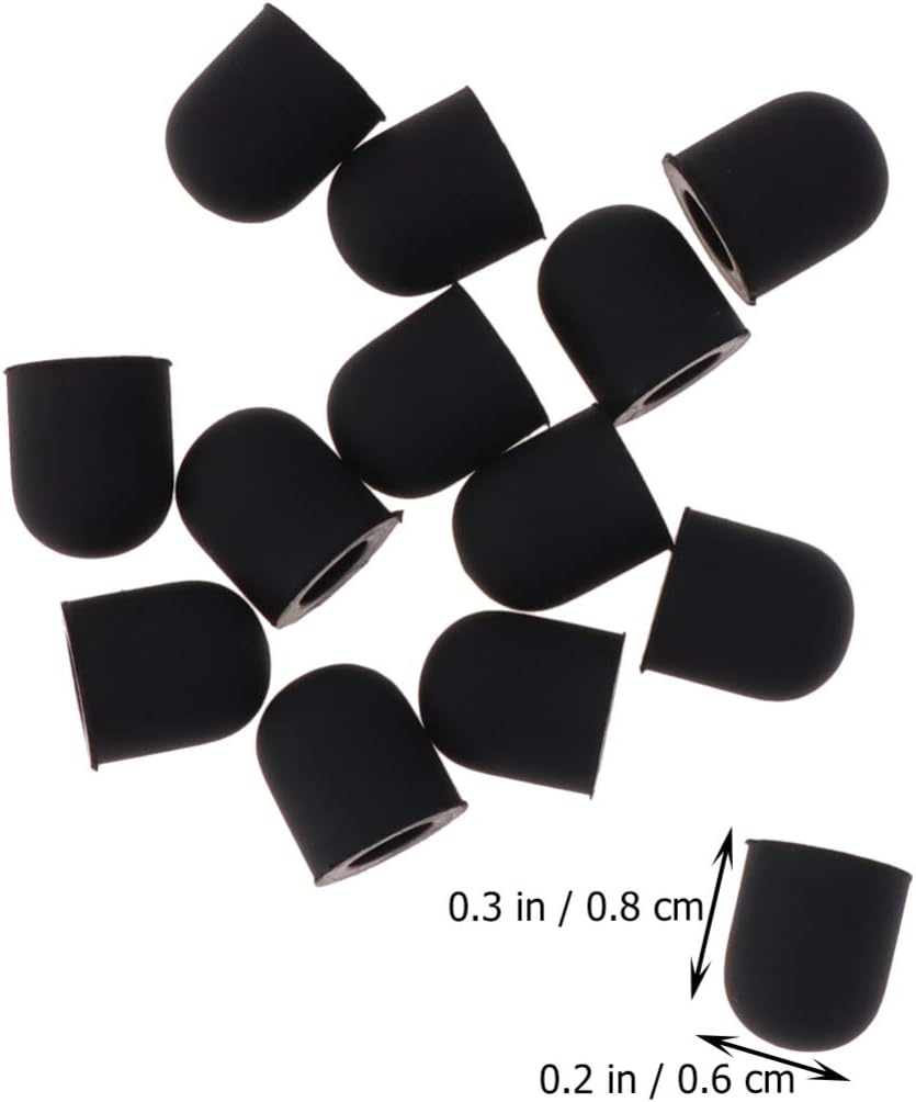 15pcs Pen Tip Case Silicone Stylus Tip Pen Tip Cover Touch Screen Stylus Tip