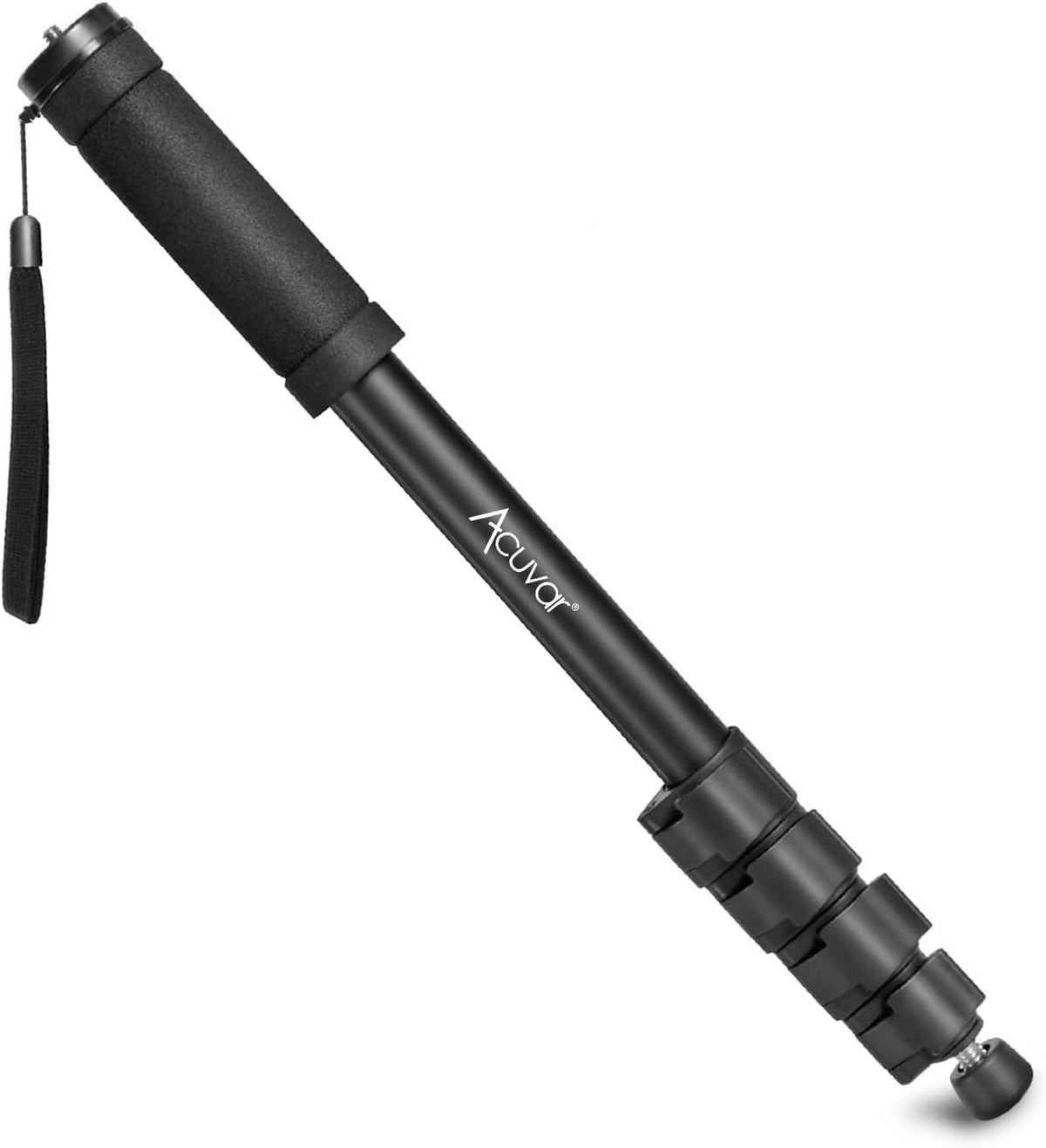 Acuvar 65 Inch 4-Section Camera Monopod Lightweight Aluminum Monopod with Safety Strap for DSLR & Mirrorless Cameras