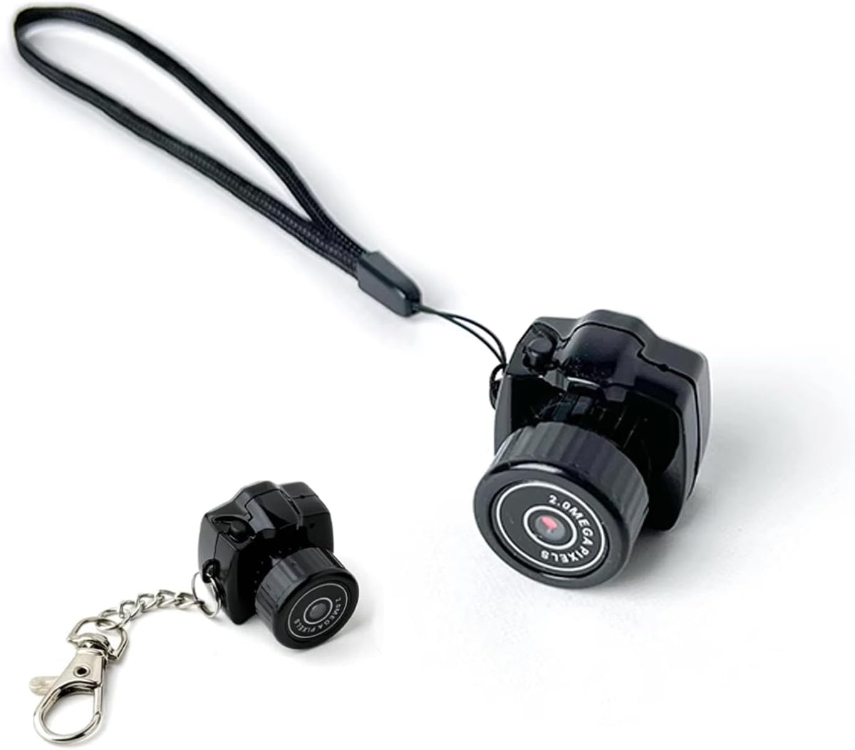 Gugxiom 0.98 inch 75mAh Mini Keychain Camera, Mini Thumb Camera, Micro Mini DV DVR Camera Camcorder Keychain, Battery