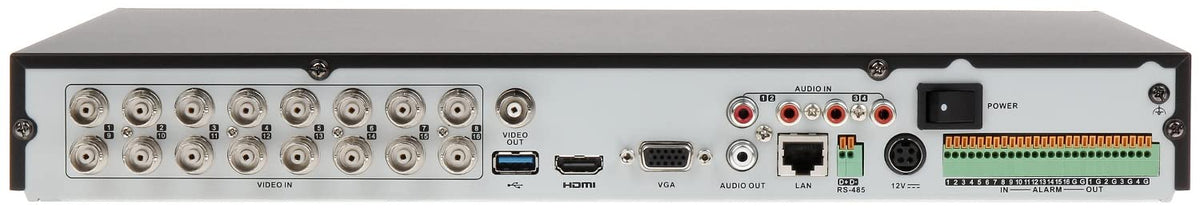 iDS-7216HUHI-M2/S 16 Channel 5MP H.265+ Turbo HD DVR with 2TB HDD, up to 8MP TVI Camera, 4K HDMI and VGA Output, Motion Detection for All Analog