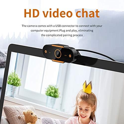 Computer Camera 480/720/1080P/2k Web Camera HD USB2.0 Auto Focus Video Call with Mic for Live Broadcast Video Calling Conference Work (Color : 1080P)