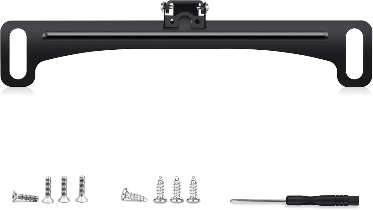 GLK Universal Rear Backup Camera License Plate Bracket, Full Stainless Steel Rear View Camera Mount, Plate Holder