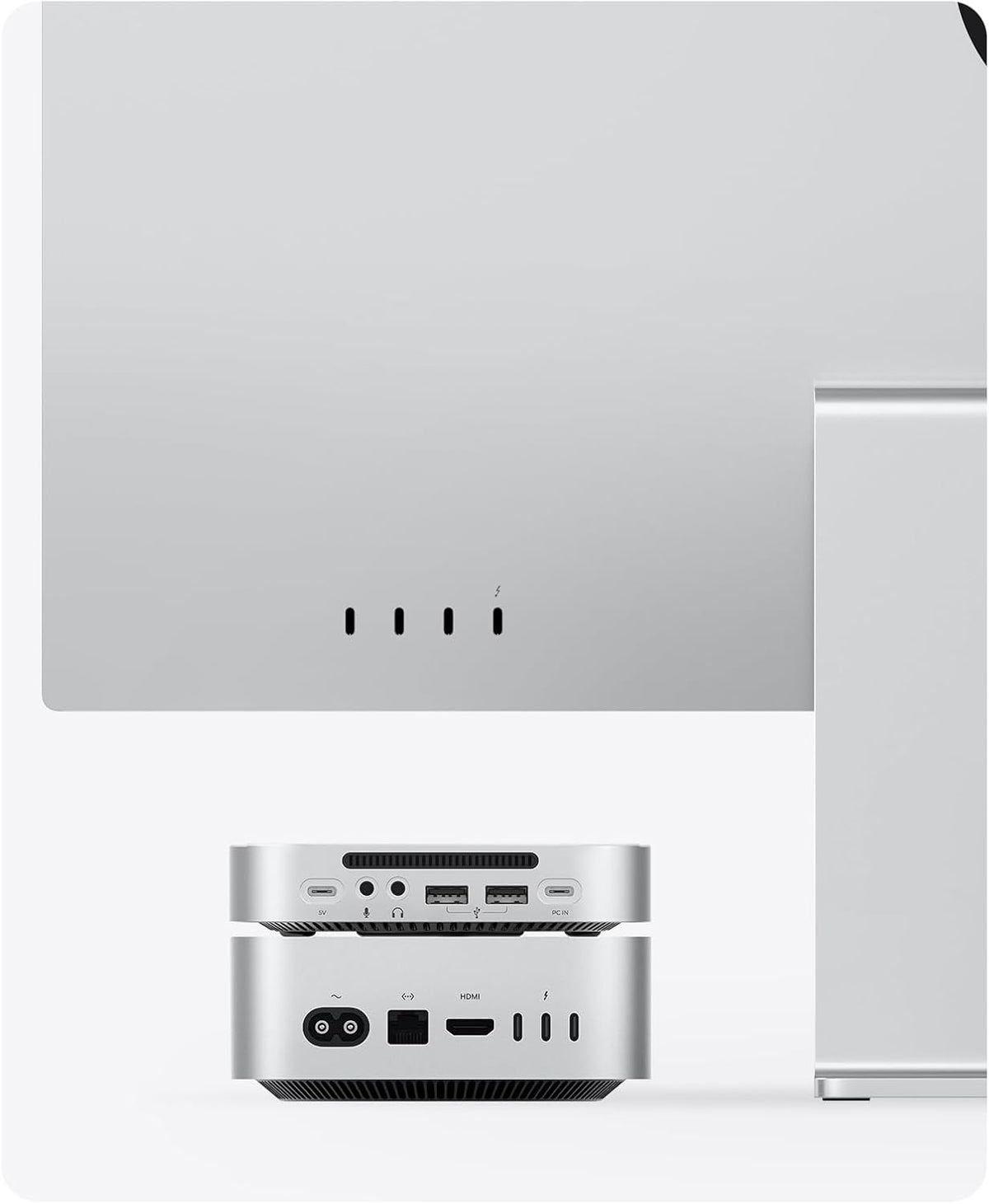 ORICO MiniMate SE Mac mini M4 4TB Storage & Docking Station, External SATA SSD (Non-Removable) 5Gbps(480MB/s), USB A*4, USB-C, SD/TF 3.0, 3.5mm Audio, Includes 2 Cables – M4SE