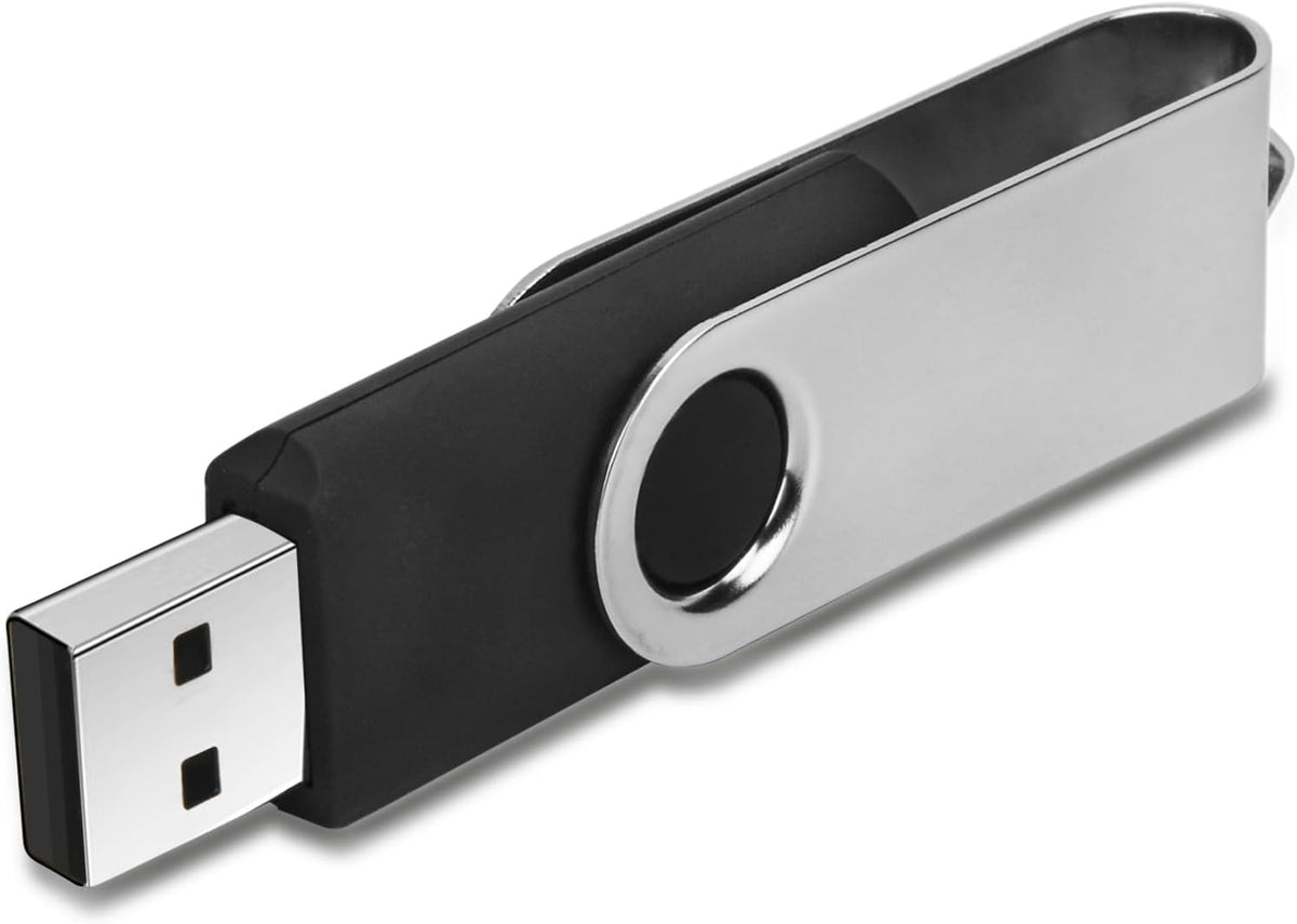 IMEASON 16GB 2.0 FAT32 16 Swivel Design USB Flash Drive with Keychain, USB Portable Thumb Drive Memory Stick, Format