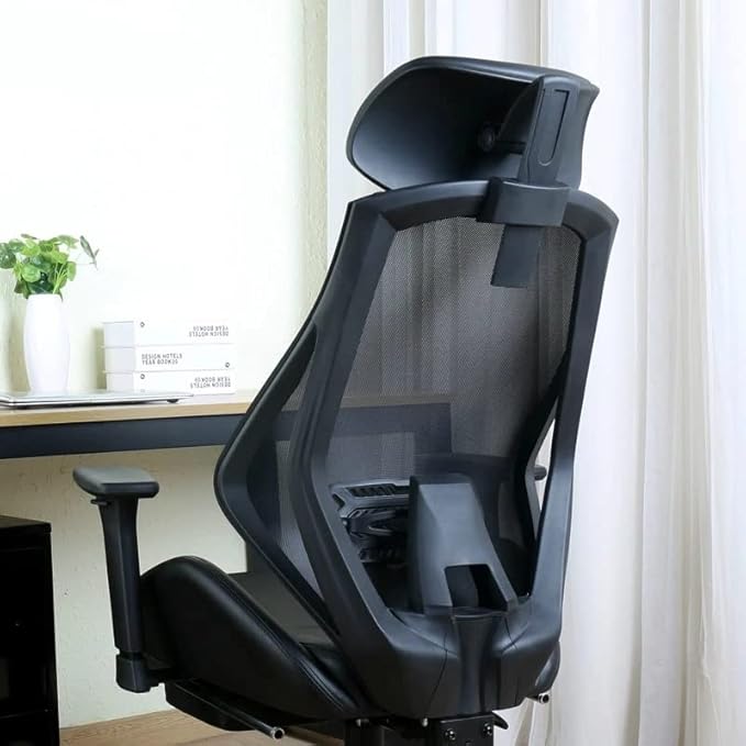 Office Chair Gaming Chair Computer Chair Ergonomic Reclining Office Boss Chair with Footrest Multi-Function Lifted Rotated Computer Chair Protect Waist Gaming Chair