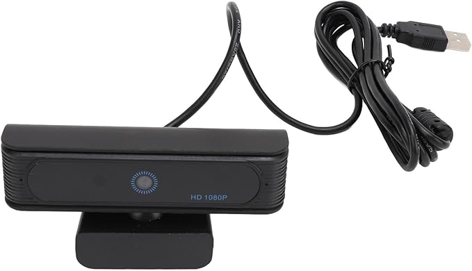 Full HD 1080p Webcam Recognition Wide Angle Webcam for Desk Computer Laptop Made for Meetings and Works for Streaming Plug and Play(Black)