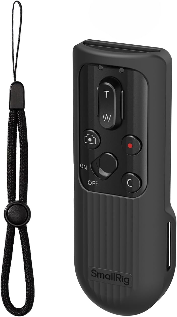 SMALLRIG Camera Remote Control Wireless Shutter Commander for Sony for Canon for Nikon Camera, fits for A7 IV, A7R V, A7R IV, A7R III, A7S III, A6700, FX3, A7CR, A7C II, ZV-E10, R5, R6, R7, R8-5207
