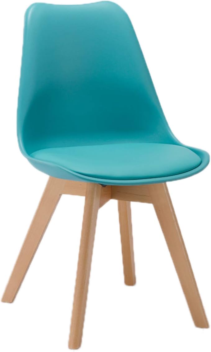 Mlaea Living Room Restaurant Coffee Chair TV Station Lounge Laboratory Chair with Backrest Computer Racing Gaming Chair 48 * 60 * 82CM(Color:#4)