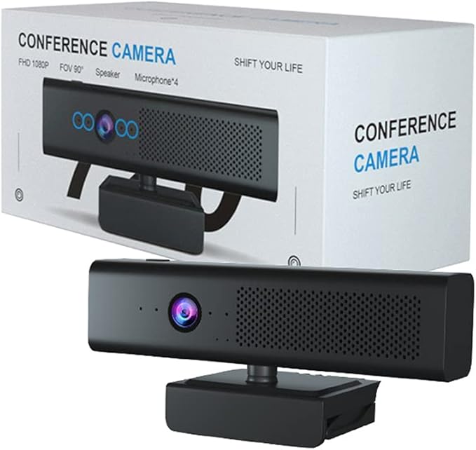 1080P Webcam for W/Built-in Mic Mute Button and Privacy Cover Plug&ampfor Play for Laptop Computer