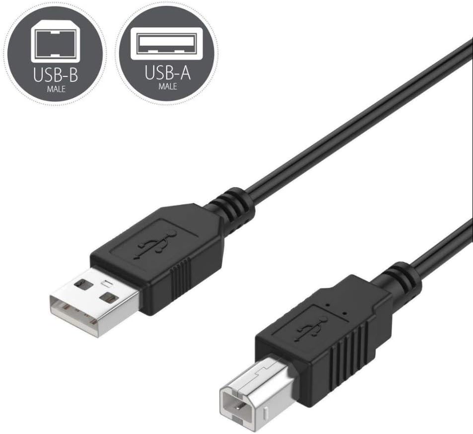 6ft 7350 7550 8049 8050 8050xi 1215vm 1218 Digipartspower USB Cable PC Laptop Data Sync Transfer Cord for HP
